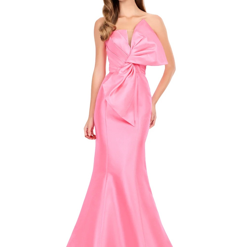 Ashley Lauren Pink Evening Gown